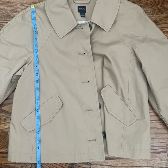 J. Crew (PM) Cropped Trench Jacket - Picture 9 of 10